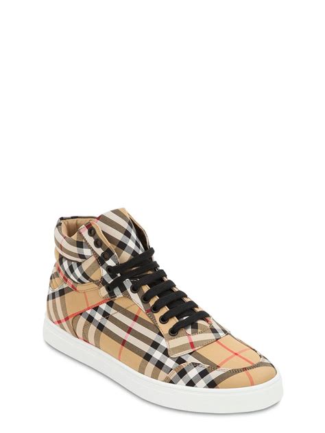 burberry high top sneaker|burberry sneakers men.